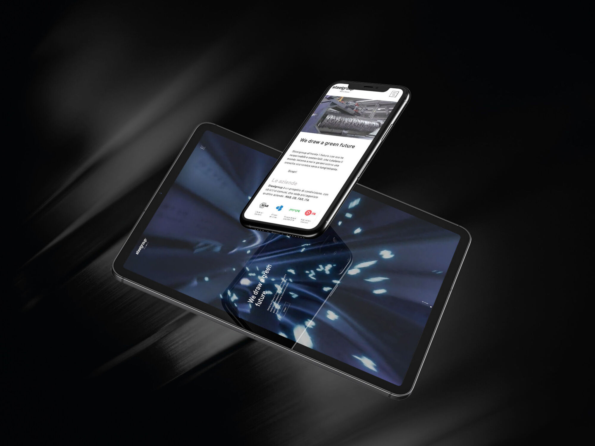  Il nuovo sito web Steelgroup
