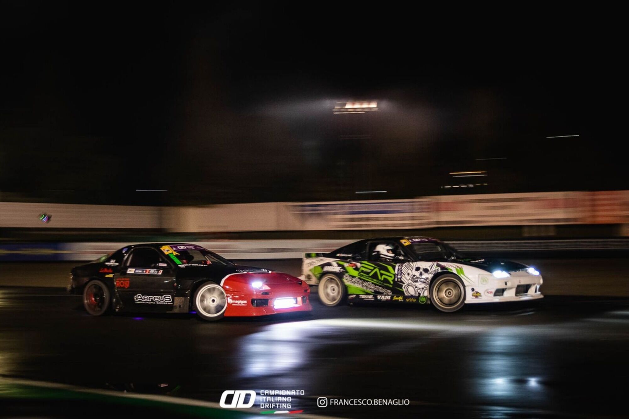 Giori in the pouring rain: podium finish at Varano for the GasBas Drifting Team